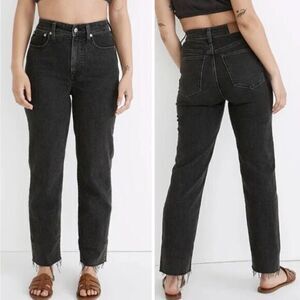 Madewell Curvy Petite‎ Perfect Vintage Straight Jean in Lunar Wash, 33P